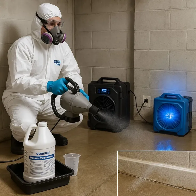 Sanitization and Odor Removal process in Granville, OH