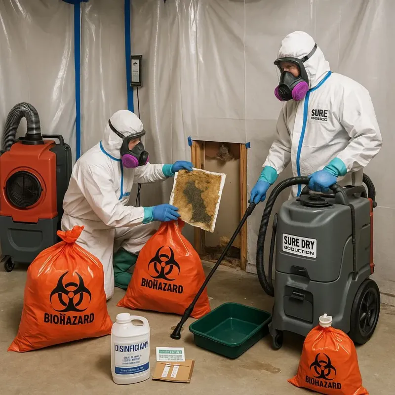 Contaminated Water Handling Protocols process in Granville, OH