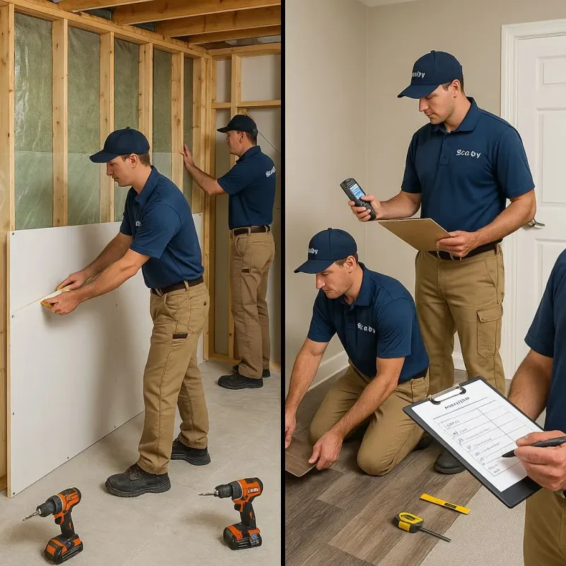 Repairs and Reconstruction process in Granville, OH